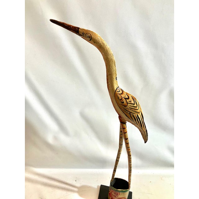 Great Egret Vase For Sale - Image 6 of 7