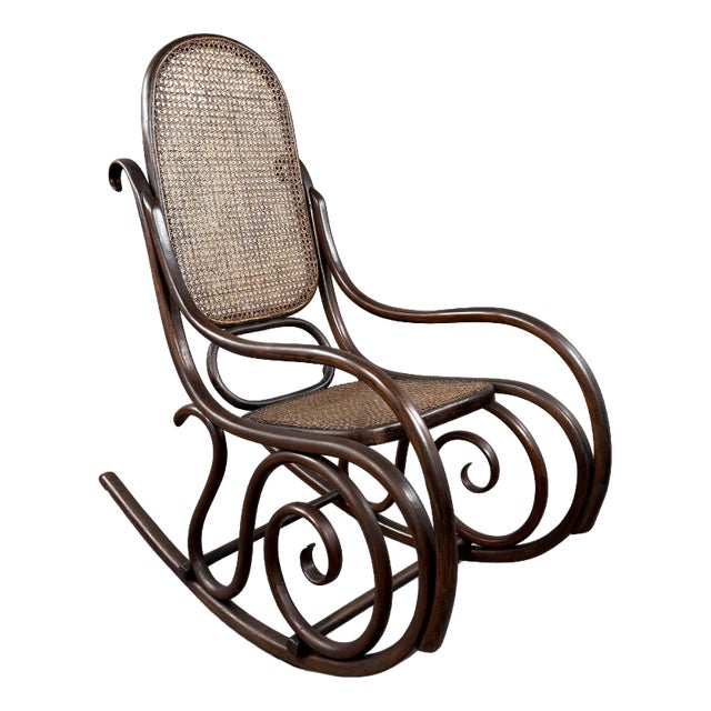 20th Century Bentwood Rocking Chair For Sale