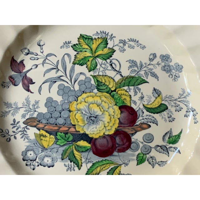 English Exceptional Royal Doulton "Kirkwood" Pattern Game Pie Dish & Chop Plate Set, C. 1930 For Sale - Image 3 of 10