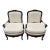 Howard Miller French Country Fauteuil Armchairs a Pair For Sale