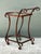 Vintage Glass and Metal Bar Cart For Sale In West Palm - Image 6 of 12