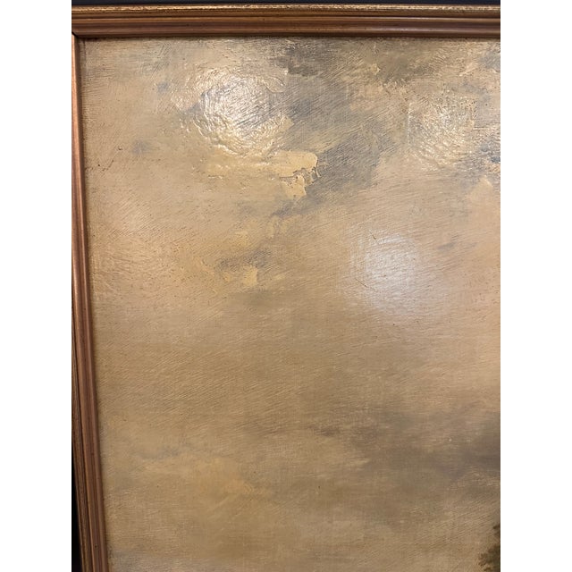 Large Landscape in New Custom Frame For Sale - Image 4 of 7