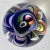 1970s Vintage Hand-Blown Glass 3" Paper Weight For Sale - Image 5 of 8