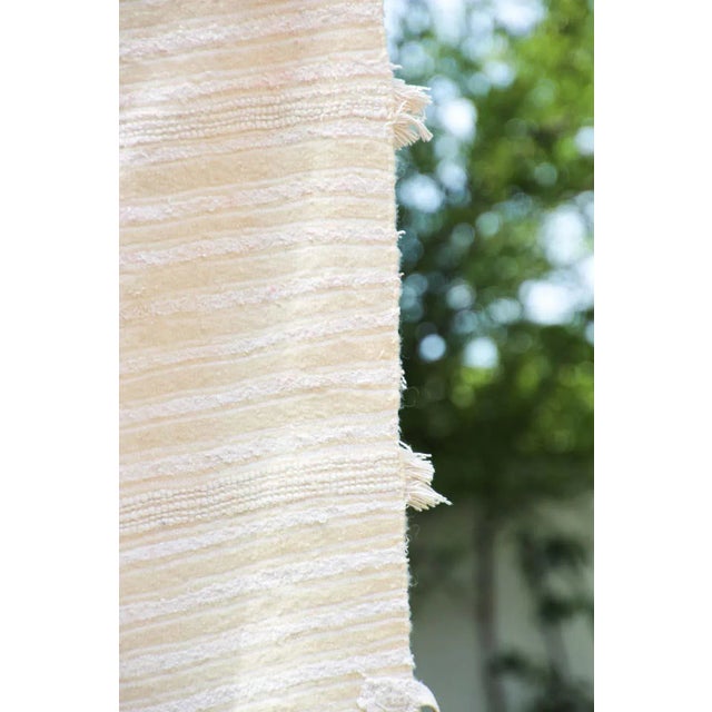 1960s Vintage authentic tribal Moroccan wedding Berber women shawl, blanket, throw.The Zaiane tribal shawls are handwoven...