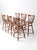 Wood Mid-Century Tell City Swivel Seat Counter Stools Set of 6 For Sale - Image 7 of 17