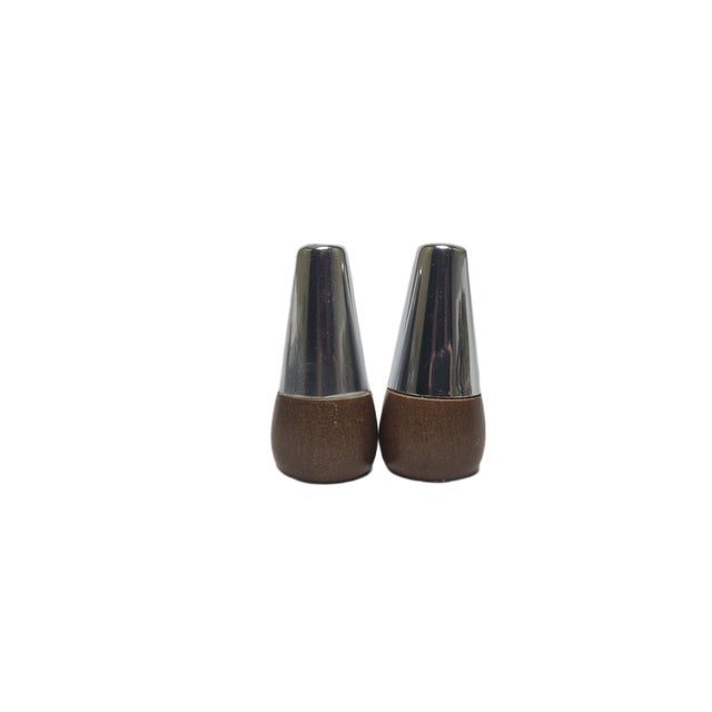 Vintage Salt and Pepper Holders from A&B, Denmark, 1950s, Set of 2, in Very Good conditions. Designed 1950 to 1959
