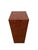 Striking Postmodern laminated burled wood pedestal, circa 1980s, showcasing the bold materials and sophisticated...