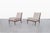 Mid-Century Modern Vintage Walnut Slipper Lounge Chairs by t.h. Robsjohn-Gibbings for Widdicomb For Sale - Image 3 of 14