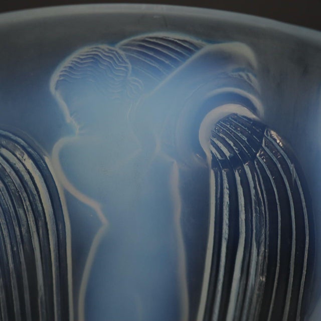 Rene Lalique Opalescent Glass Danaides Vase For Sale - Image 12 of 15