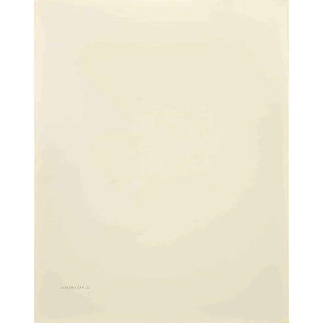 The Betrayers of their Hosts - Hell, Plate-22- Divine Comedy is a woodcut print realized in 1963 for a series illustrating...