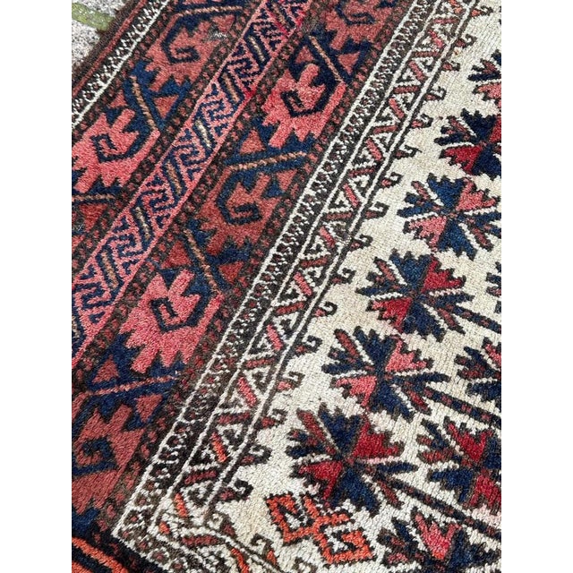 Turkmen Baluch Rug, 1930s For Sale - Image 10 of 18