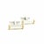 Gold 1990s Pair of Tiffany & Co Cufflinks 18k Gold Sterling Silver Estate For Sale - Image 8 of 11