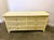 Mid-Century Pale Yellow Rattan and Bamboo Chest of Drawers For Sale - Image 4 of 9