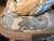 Late 20th Century 20th Century Upholstered Rattan Club Chair and Ottoman For Sale - Image 5 of 6
