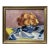 French Expressionist Floral Still Life, Oil on Canvas, Signed Nadeval, 1960 For Sale