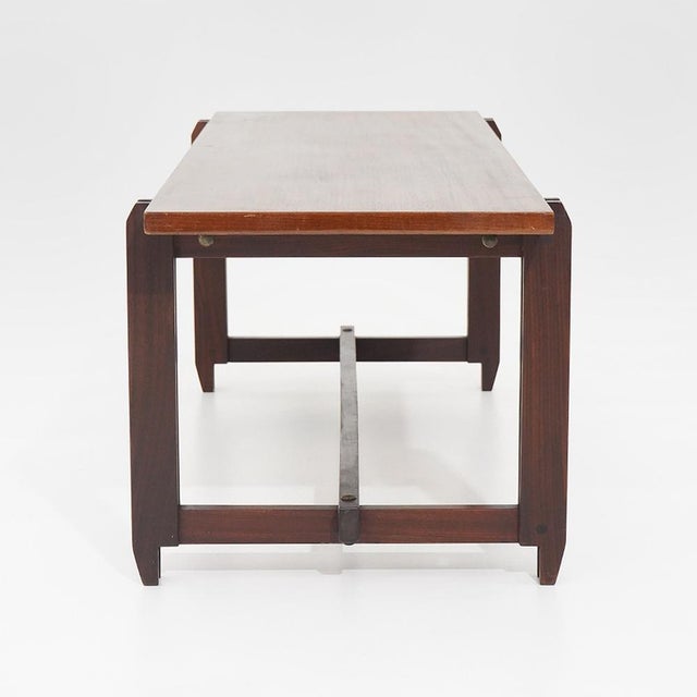 Wood Rectangular Teak Coffee Table, 1960s For Sale - Image 7 of 15