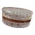 Vintage Cut Crystal Oval Lidded Box For Sale