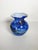 Blue Italian Blue Glass Vase, Italy, 1970s For Sale - Image 8 of 12