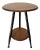 Antique Ebonised and Turned Wooden Side Table, 1890s For Sale