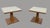 Brown 1970s Mid-Century Modern Walnut Marble Tables - a Pair For Sale - Image 8 of 8