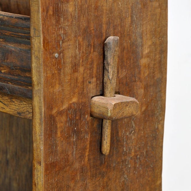 Vintage Romanian Folk Art Cabinet, 1950s For Sale - Image 9 of 12