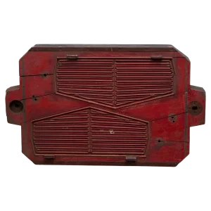 Vintage French Industrial Wooden Foundry Mold, 1950s