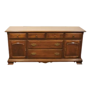 Ethan Allen Classic Manor Solid Maple 72" Triple Door Dresser 15-5213