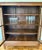 Wood Antique French Walnut Vitrine Display Cabinet For Sale - Image 7 of 14