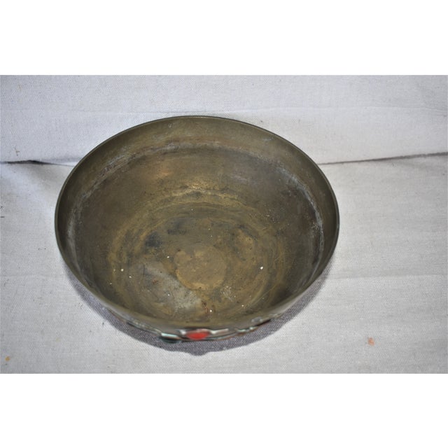 Vintage Jeweled Chinese Bowl For Sale In New Orleans - Image 6 of 9