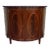 Leighton Hall Showroom Sample - Mahogany Demilune Cabinet For Sale