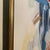 Postmodern Abstract Mixed-Media Painting in Gold Floater Frame by Eveline Brodsky (Ukrainian-Canadian, B. 1964) For Sale - Image 3 of 12