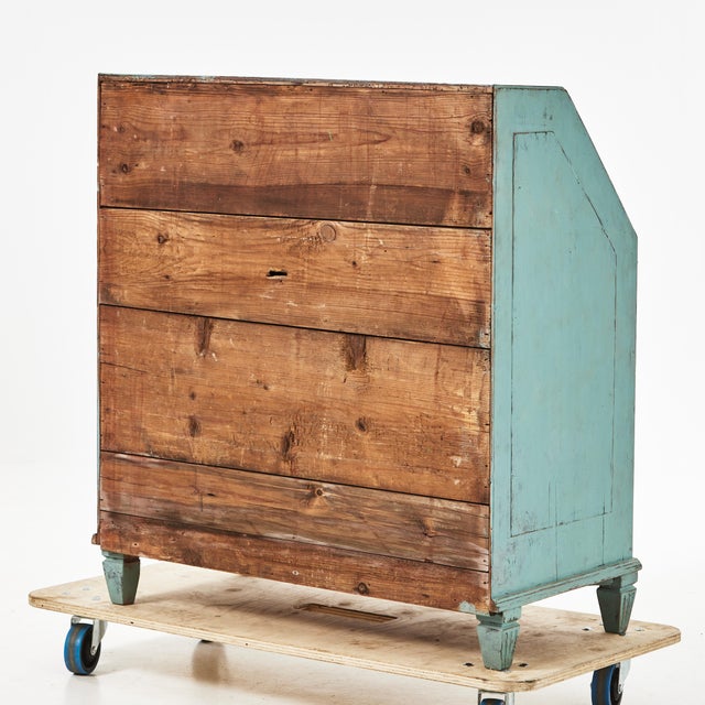 Early 19th Century Gustavian Folding Secretary, 1820s For Sale - Image 5 of 6