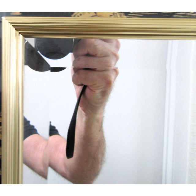 Vintage La Barge Reverse Glass Chinoiserie Mirror Signed J. Bivens 1981 For Sale - Image 9 of 12