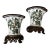 Pair of Fine Porcelain and Bronze Vases With Bird and Insect Motiff For Sale