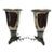 1970's Gucci Stag Silver-Plated Large Stirrup Cup Goblets - Set of 2 For Sale