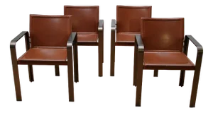 Armchairs by Matteo Grassi, 1980s, Set of 4