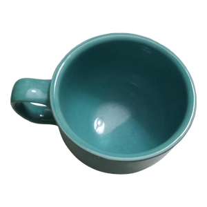 Homer Laughlin China Intro 1986 Fiesta Turquoise Jumbo 18 Oz Mug / Planter Cup Usa Oven Safe, Microwave Safe, Dishwasher Safe Discontinued Piece