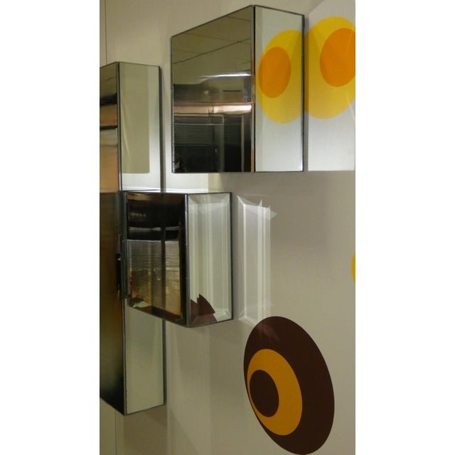 Vintage Italian Mirrored Cabinets, 1970s, Set of 3 For Sale - Image 9 of 18