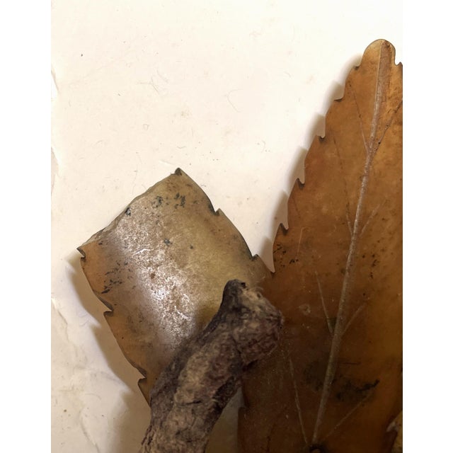 Green Mid 20th Century Asian Carved Plum Hard Stone Fruit Carved Leaves For Sale - Image 8 of 11