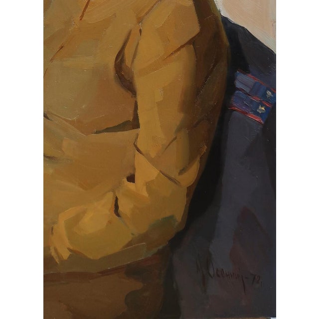 1970s Original Oil Portrait Painting – Young Woman (1972) For Sale - Image 5 of 6