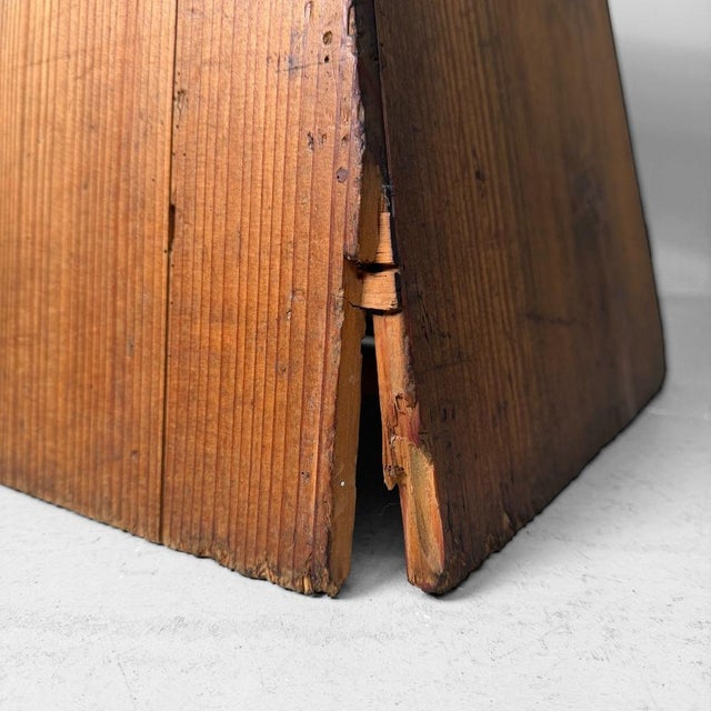 Wooden Japanese Fumidai Step Stool with Calligraphy, 1930s For Sale - Image 6 of 13