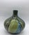 Murano Vintage Murano Style Swirl Blue Green Black Hand Blown Vase For Sale - Image 4 of 6