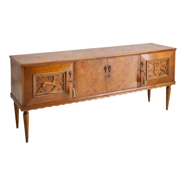 Italian Mid-Century Credenza in the Style of Pier Luigi Colli For Sale