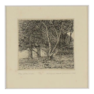 "Edge of the Woods" - 1968 by Richard Claude Ziemann For Sale