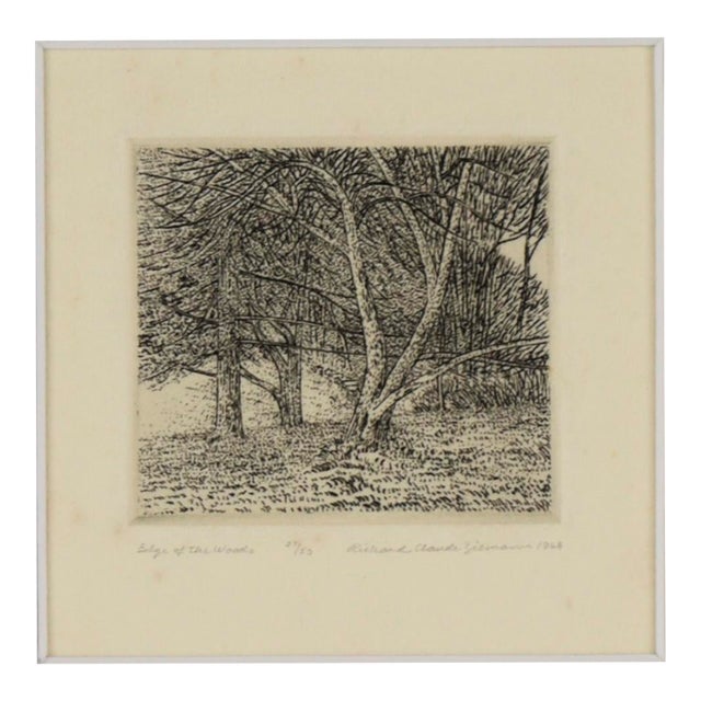 "Edge of the Woods" - 1968 by Richard Claude Ziemann For Sale