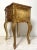 Italian Venetian Style Gold Painted Chest with Drawers and Floral Motifs, 1950s For Sale - Image 9 of 16