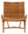 Folding Easy Chair in Cane and Oak from Hans Wegner, 1949 For Sale
