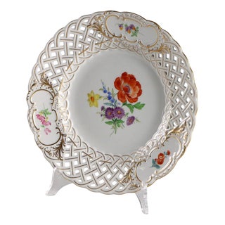 Porcelain Plate from Meissen For Sale