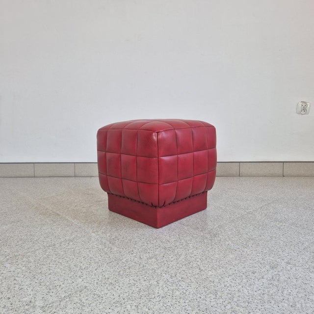 Mid-Century Modern Mid-Century Cubist Ottoman, 1960s For Sale - Image 3 of 8
