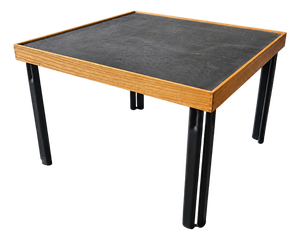 Modern Coffee Table in Oak and Lacquered Wood, 1950s
